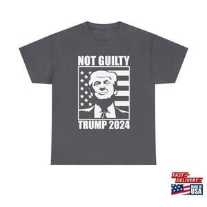 President Donald J Trump Not Guilty 2023 Indictment Unisex Tshirt